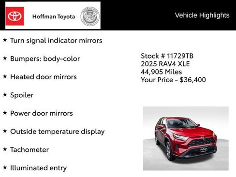 Used 2025 Toyota RAV4 XLE AWD/4WD image 37