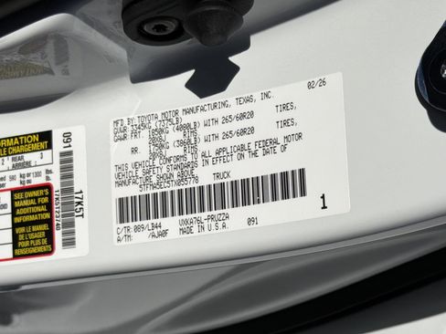 New 2026 Toyota Tundra 1794 Edition AWD/4WD image 37