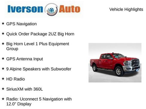 Used 2026 RAM 2500 Big Horn AWD/4WD image 2