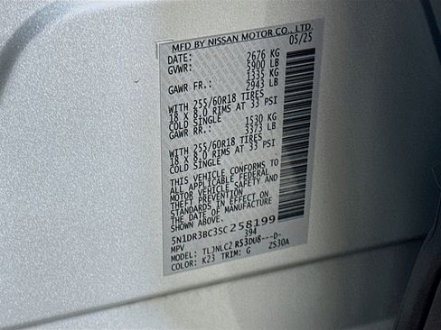 Used 2025 Nissan Pathfinder SV AWD/4WD image 12