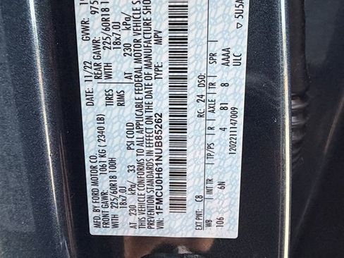 Used 2022 Ford Escape SEL FWD image 35