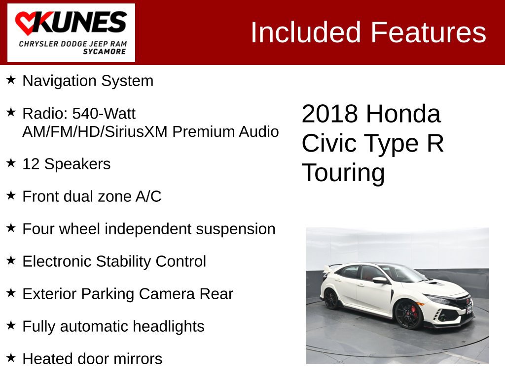 Used 2018 Honda Civic Type R image 3
