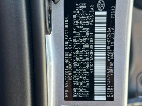 Certified 2024 Toyota Camry LE FWD image 20