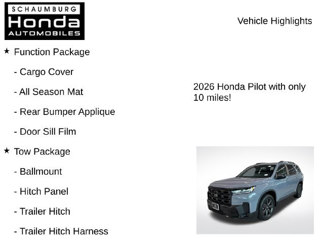 New 2026 Honda Pilot Sport image 7