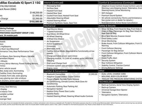 New 2025 Cadillac Escalade IQ Sport 2 AWD/4WD image 9