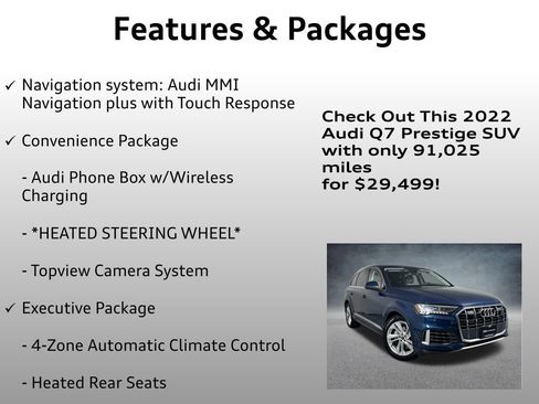 Used 2022 Audi Q7 3.0T Prestige w/ Prestige Package image 16