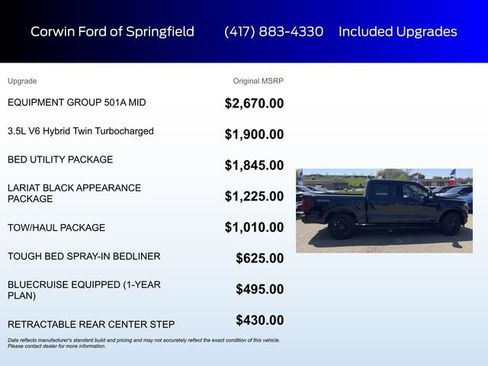 Used 2025 Ford F150 Lariat w/ Equipment Group 501A Mid AWD/4WD image 5