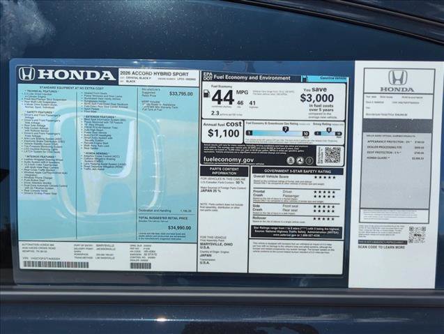 New 2026 Honda Accord Sport image 22