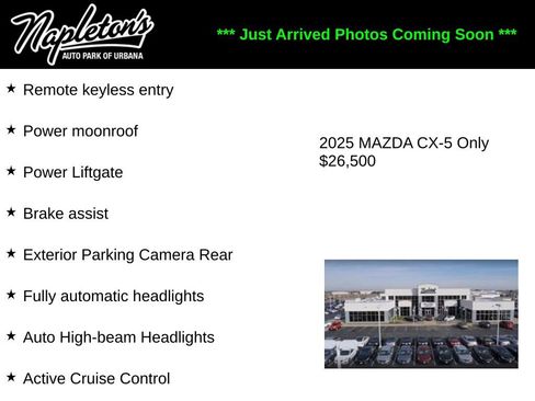Used 2025 MAZDA CX-5 AWD 2.5 S w/ Preferred Package image 2