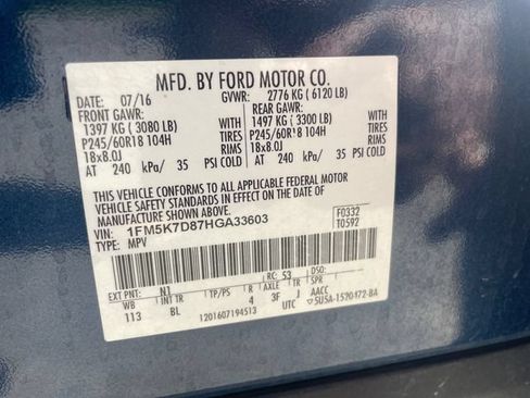 Used 2017 Ford Explorer XLT w/ Equipment Group 202A FWD image 21