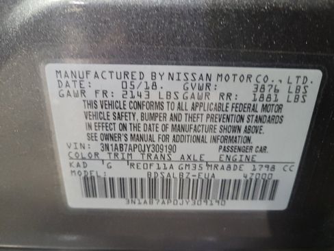 Used 2018 Nissan Sentra S FWD image 33