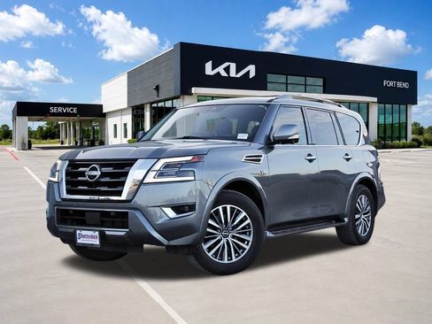 Used 2021 Nissan Armada SL w/ Captain's Chairs Package RWD image 1