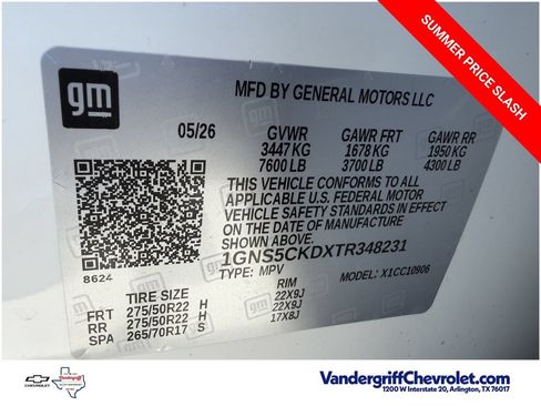 New 2026 Chevrolet Suburban LT w/ Comfort Package RWD image 30
