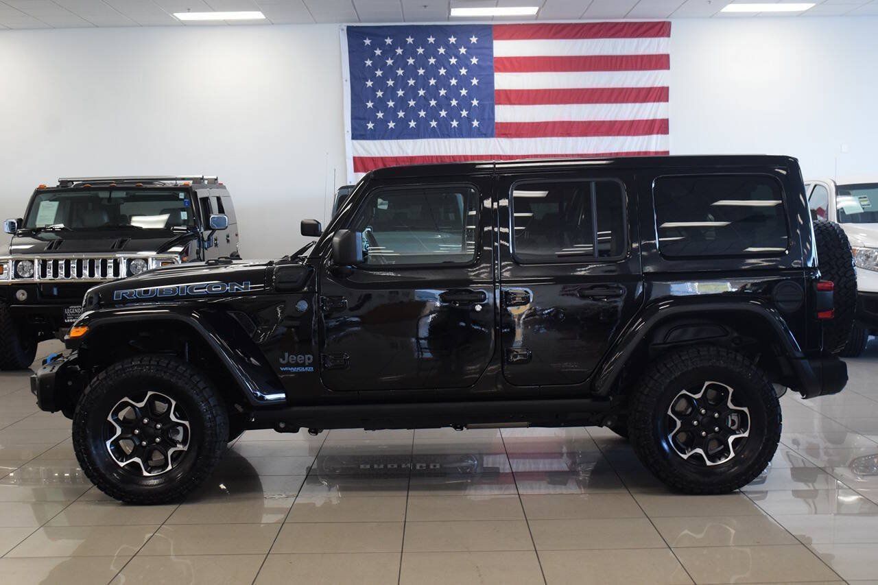 Used 2021 Jeep Wrangler Unlimited Rubicon 4xe w/ Steel Bumper Group AWD/4WD image 4