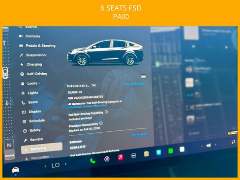 Used 2025 Tesla Model X AWD/4WD image 2