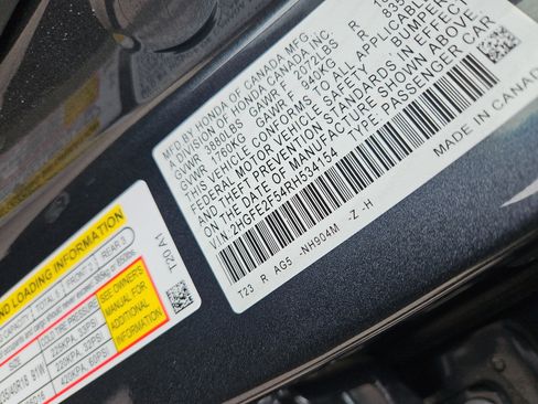 Certified 2024 Honda Civic Sport image 7