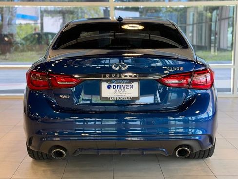 Used 2019 INFINITI Q50 Red Sport 400 w/ Sensory Package AWD/4WD image 10
