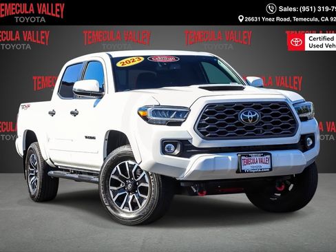 Certified 2023 Toyota Tacoma TRD Sport w/ Black Out Package (TMS) AWD/4WD image 1