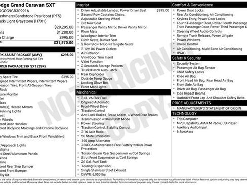 Used 2016 Dodge Grand Caravan SXT w/ Rear Park Assist Package FWD image 4