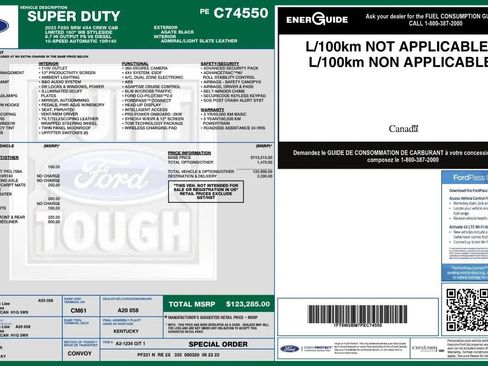 Used 2023 Ford F250 Limited AWD/4WD image 10