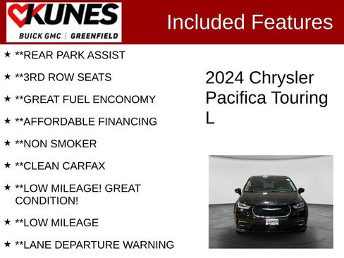 Used 2024 Chrysler Pacifica Touring-L FWD image 3
