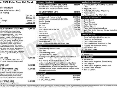 Used 2023 RAM 1500 Rebel w/ Rebel Level 2 Equipment Group AWD/4WD image 30