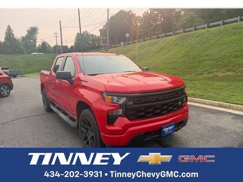 Used 2026 Chevrolet Silverado 1500 Custom w/ Turbomax Blackout Package AWD/4WD image 1