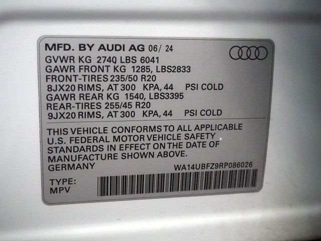 Used 2024 Audi Q4 e-tron quattro Prestige Sportback AWD/4WD image 62