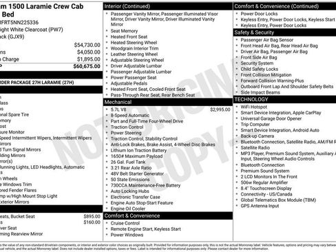 Used 2022 RAM 1500 Laramie AWD/4WD image 40