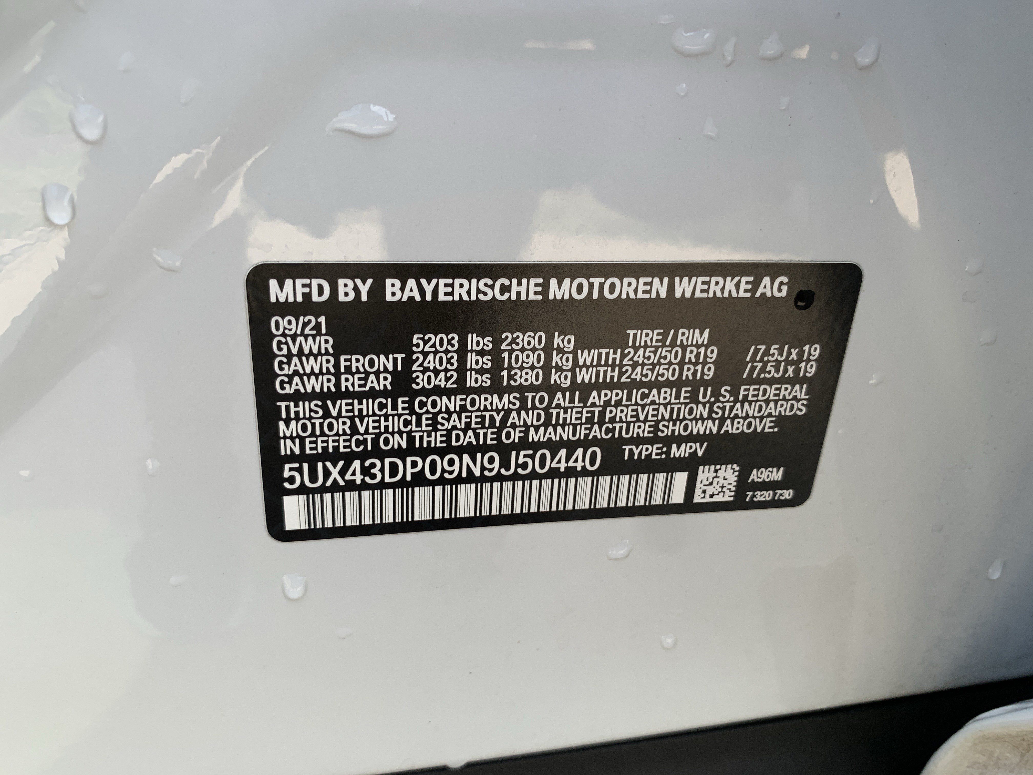 Used 2022 BMW X3 sDrive30i w/ Premium Package RWD image 35