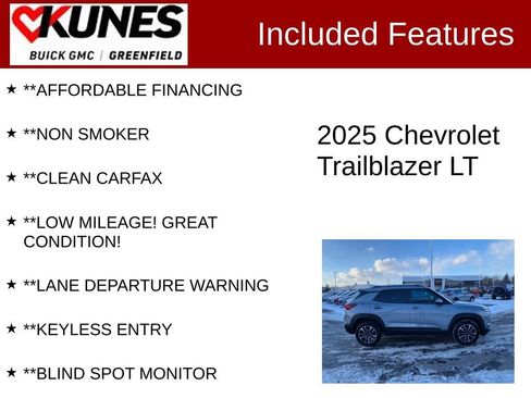Used 2025 Chevrolet TrailBlazer LT image 3