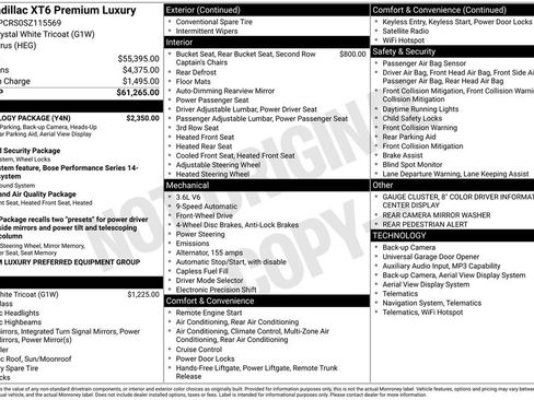 Used 2025 Cadillac XT6 Premium Luxury w/ Technology Package FWD image 2