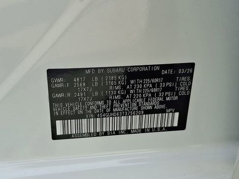 New 2026 Subaru Crosstrek 2.0i Premium AWD/4WD image 23