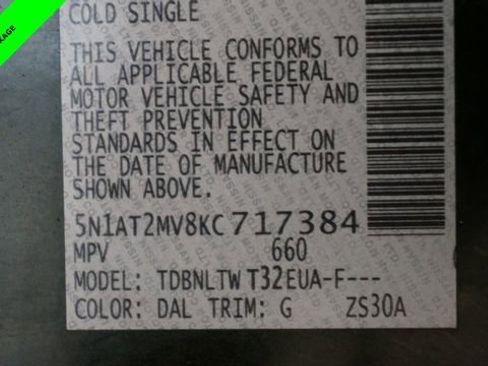 Used 2019 Nissan Rogue SV w/ Sun & Sound Touring Package image 93