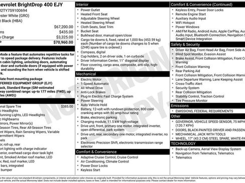 New 2025 Chevrolet Brightdrop 400 image 18