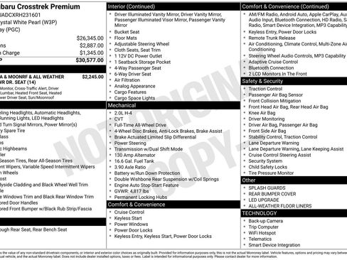 Certified 2024 Subaru Crosstrek 2.0i Premium AWD/4WD image 35