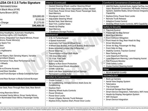 Used 2022 MAZDA CX-5 Signature image 34