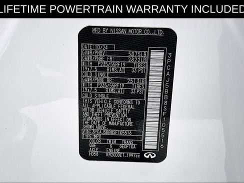 Certified 2025 INFINITI QX50 Luxe image 44