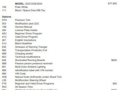 Certified 2023 Mercedes-Benz EQE 350+ SUV image 4