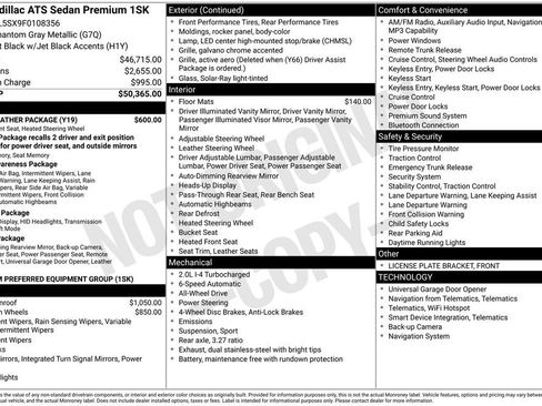 Used 2015 Cadillac ATS Premium w/ Cold Weather Package image 9
