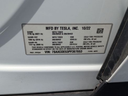 Used 2023 Tesla Model X AWD/4WD image 35