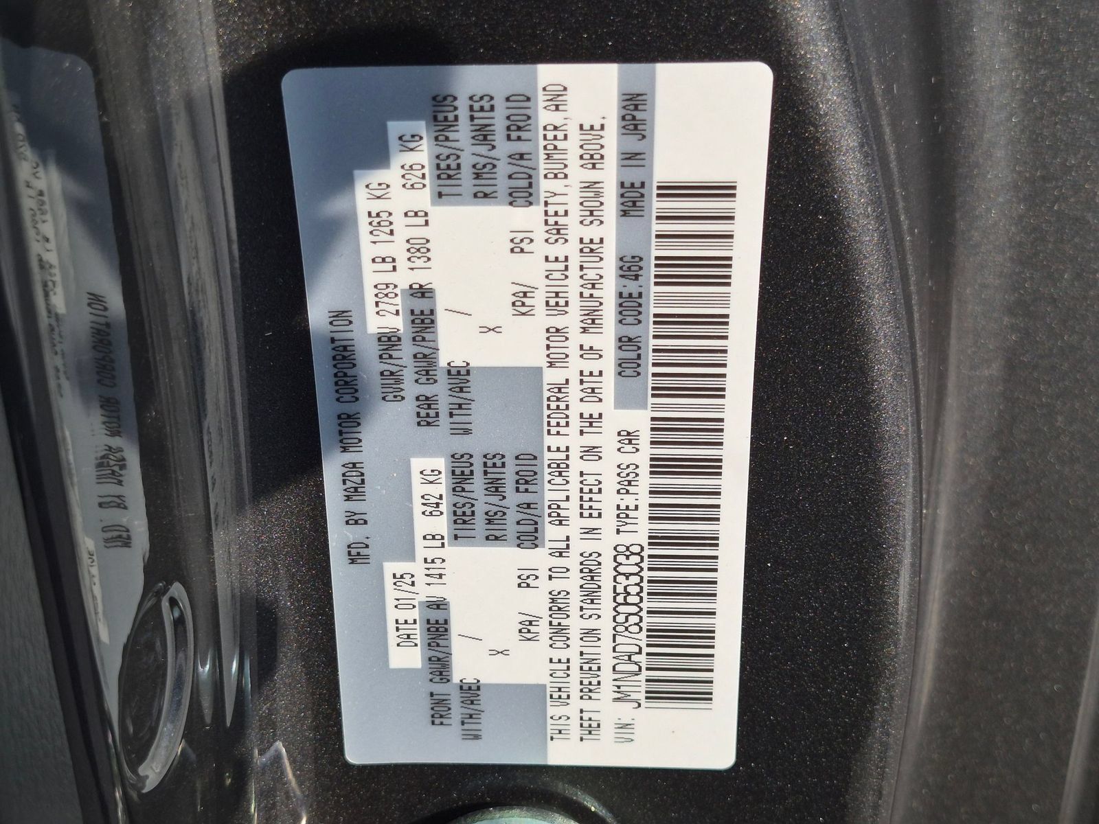 Used 2025 MAZDA MX-5 Miata Grand Touring w/ Weather Package RWD image 34