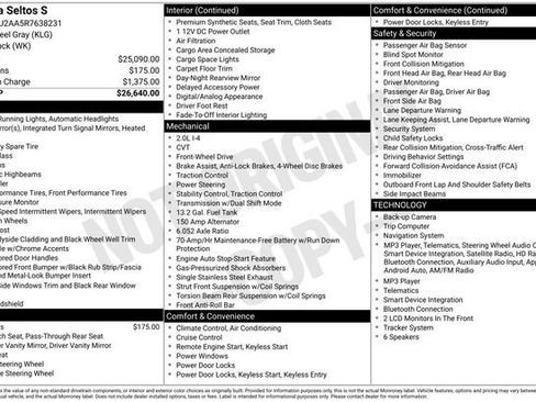 Used 2024 Kia Seltos S FWD image 40