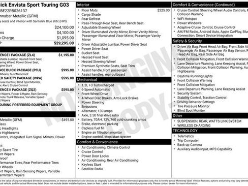 Used 2024 Buick Envista Sport Touring w/ Convenience I Package image 5