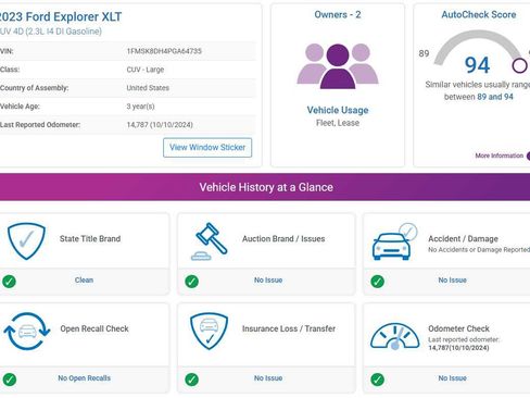 Used 2023 Ford Explorer XLT w/ Equipment Group 202A image 5