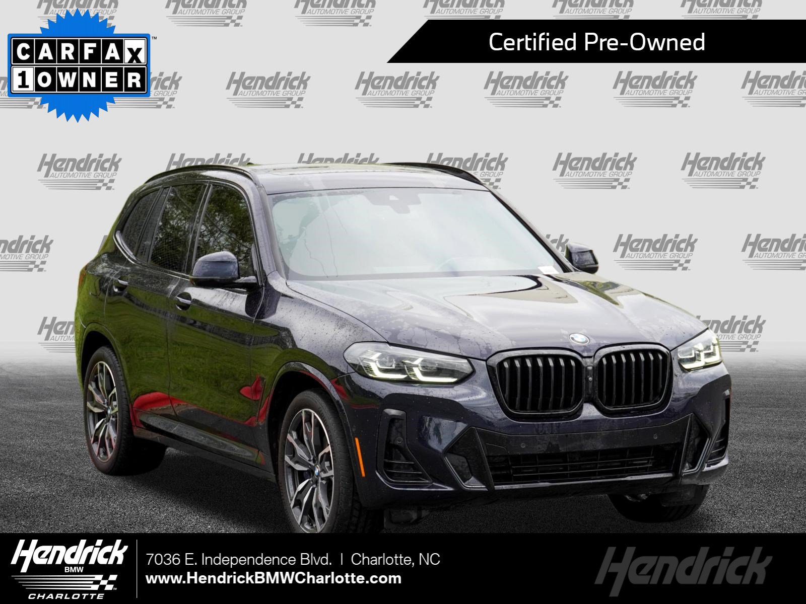 Certified 2023 BMW X3 sDrive30i w/ M Sport Package RWD image 1