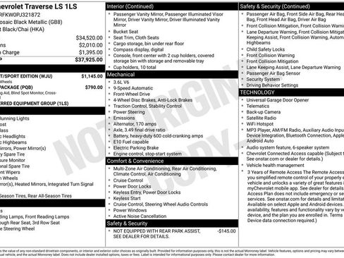 Used 2023 Chevrolet Traverse LS w/ Midnight/Sport Edition FWD image 14