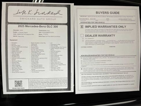 Certified 2025 Mercedes-Benz GLC 300 GLC 300 image 44