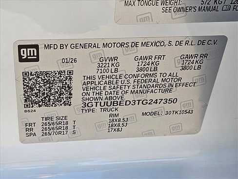 New 2026 GMC Sierra 1500 SLE w/ Preferred Package image 18