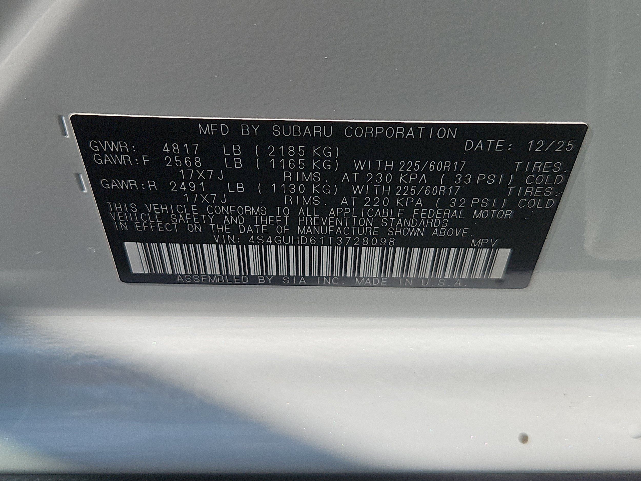 Certified 2026 Subaru Crosstrek 2.5i Premium AWD/4WD image 7
